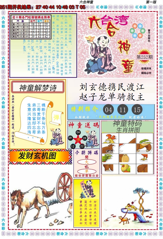 2024252期六合神童A