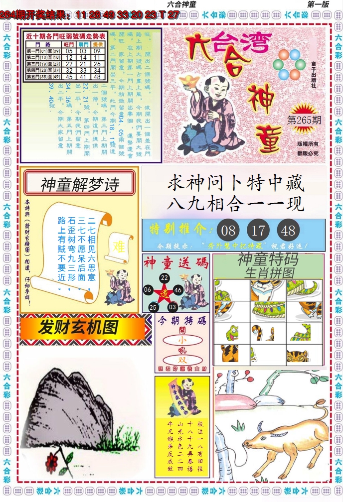 2024265期六合神童A