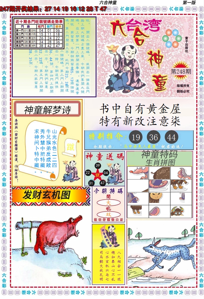 2024248期六合神童A
