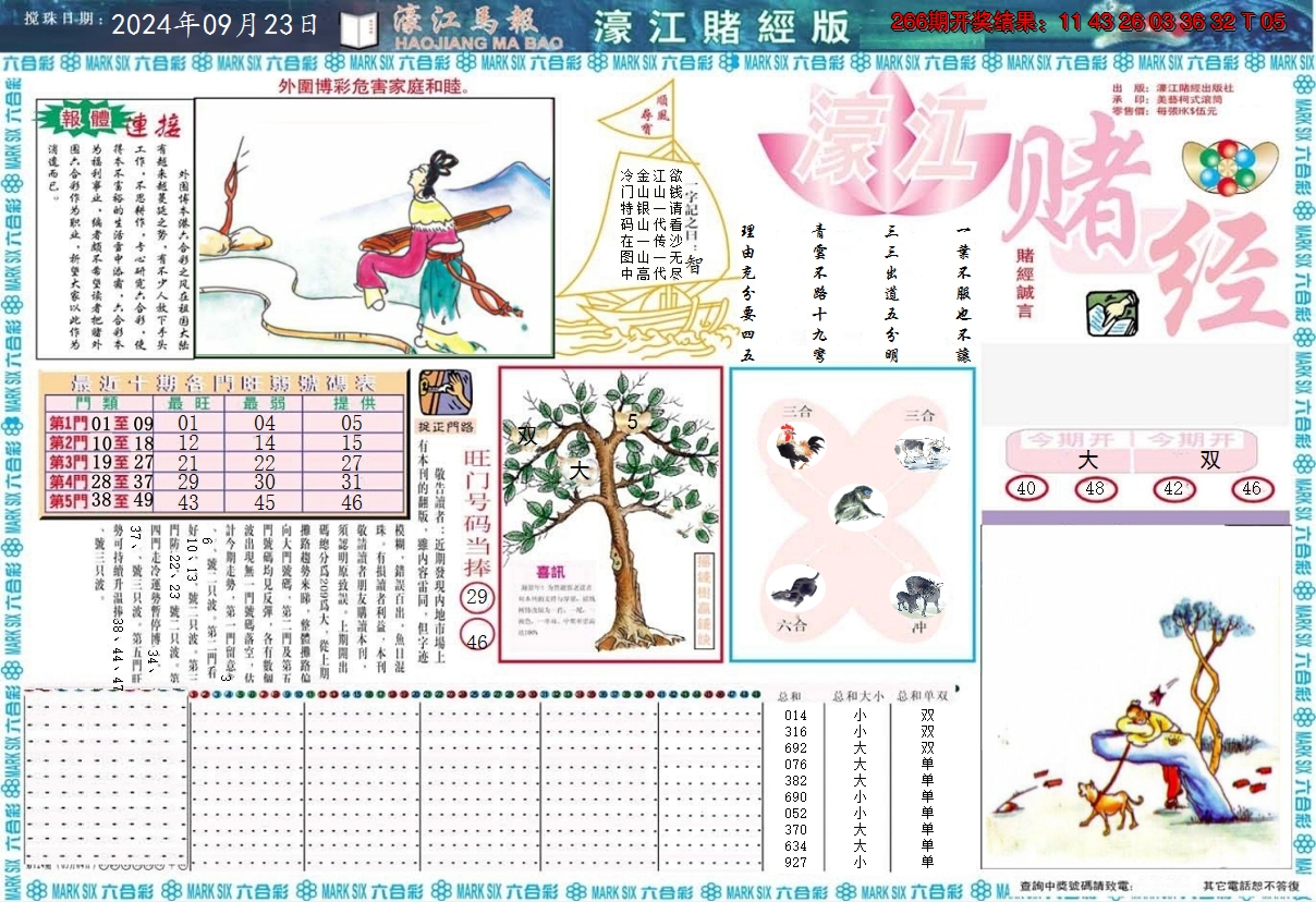 2024267期濠江赌经A