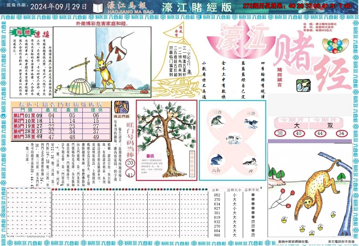 2024273期濠江赌经A