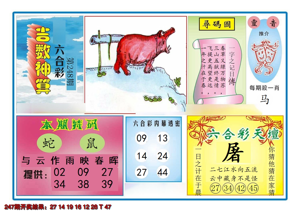 2024248期吉数神算