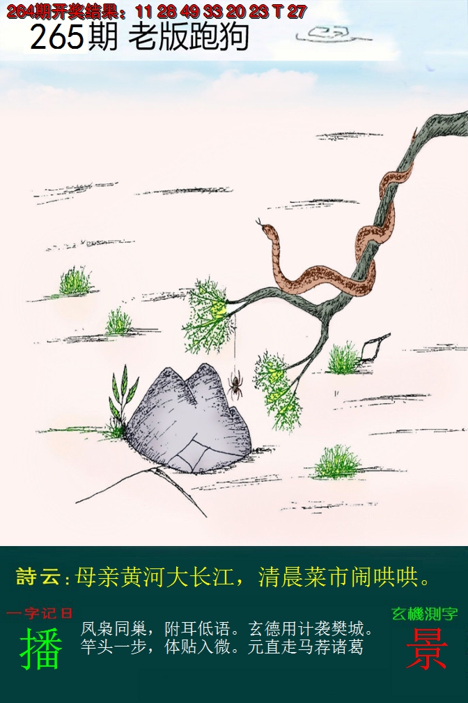 2024265期老版跑狗