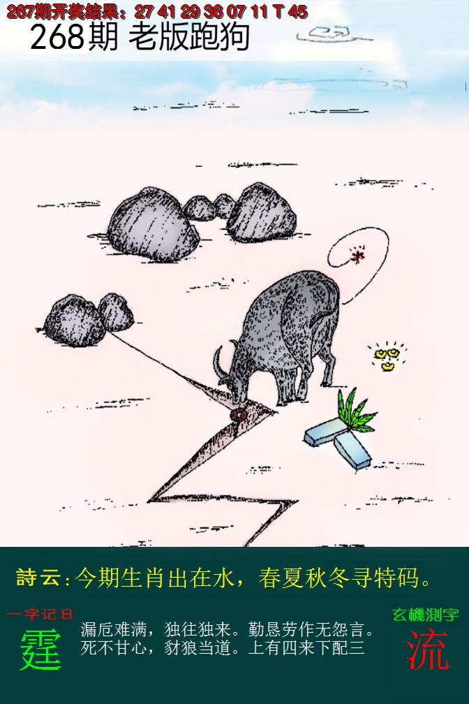 2024268期老版跑狗