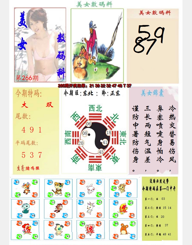 2024266期美女数码料