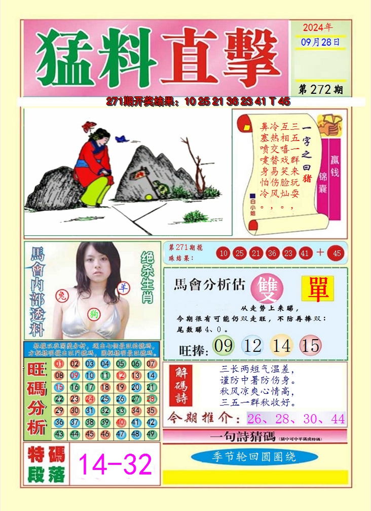 2024272期猛料直击A