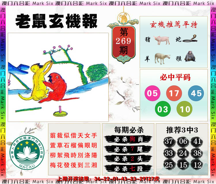 2024269期老鼠玄机报