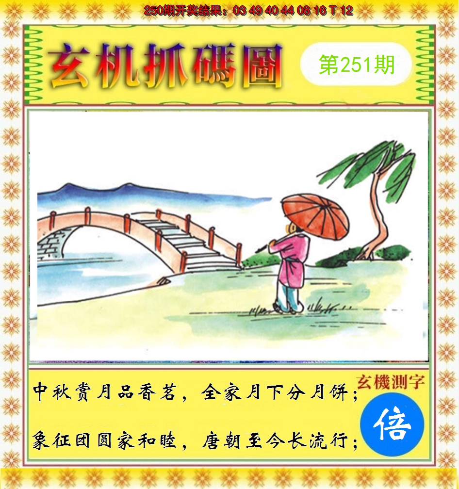 2024251期玄机抓码图