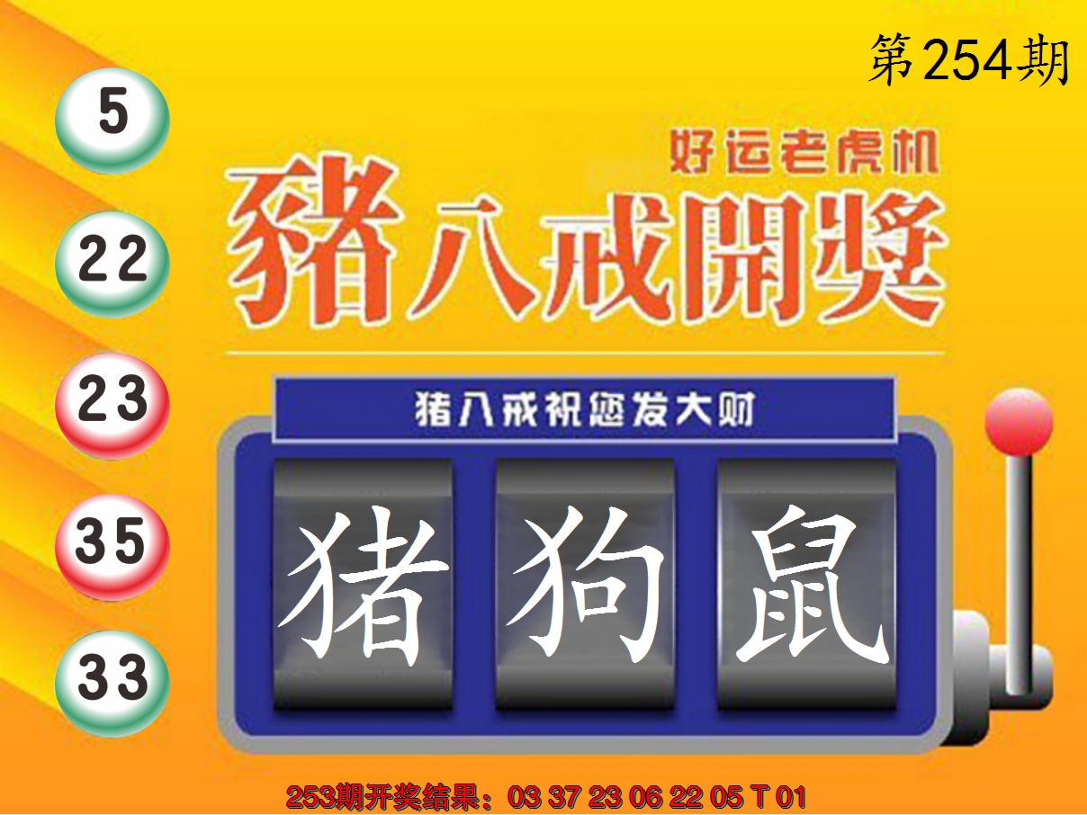 2024254期猪八戒开奖A
