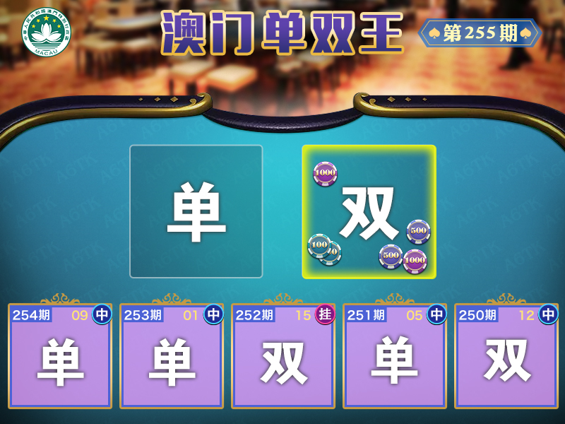 2024255期澳门单双王