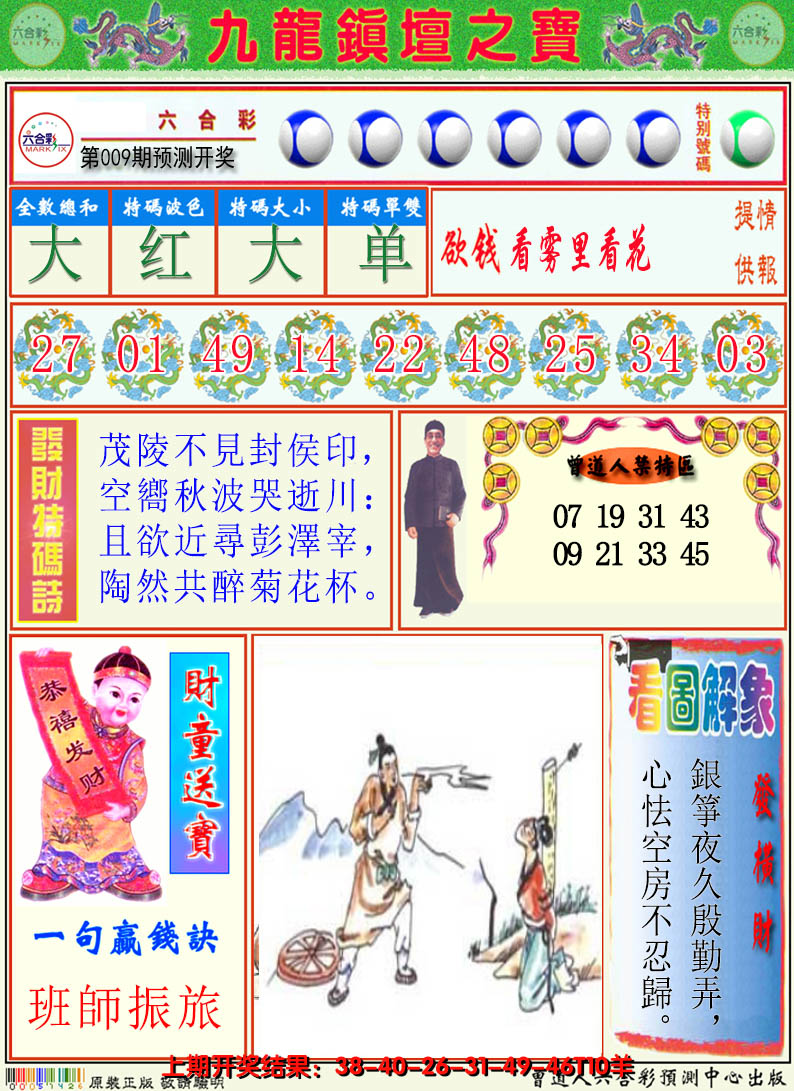 2025009期澳门挂牌解特码A