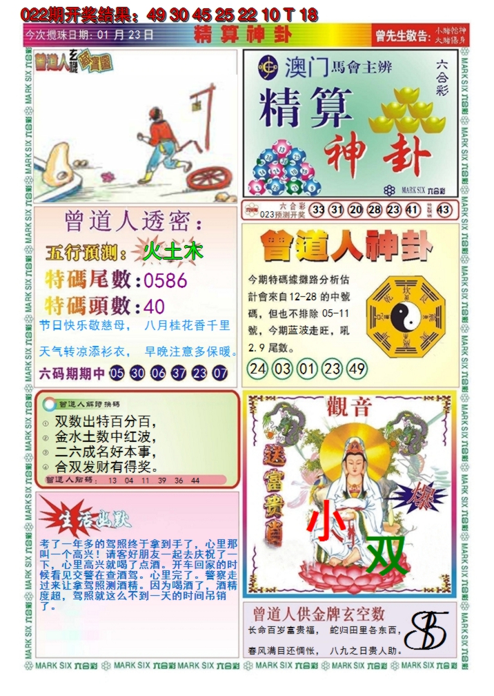 2025023期澳门精算神卦