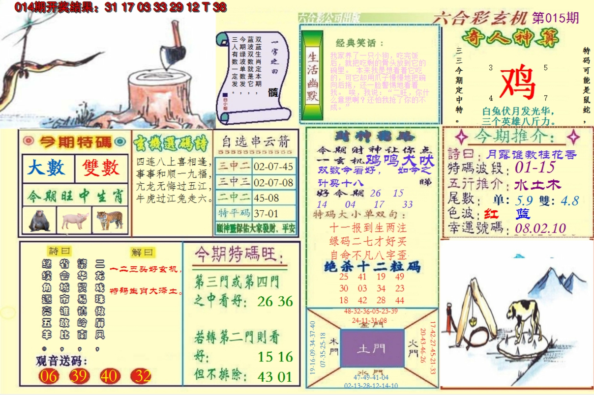 2025015期澳门六合玄机
