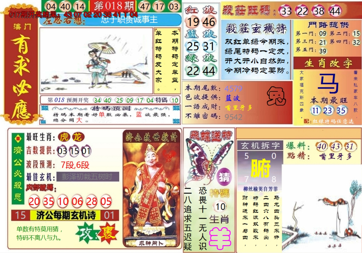 2025018期澳门有求必应