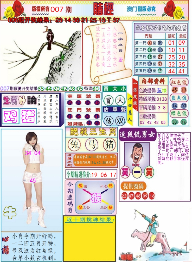 2025007期澳门赌经