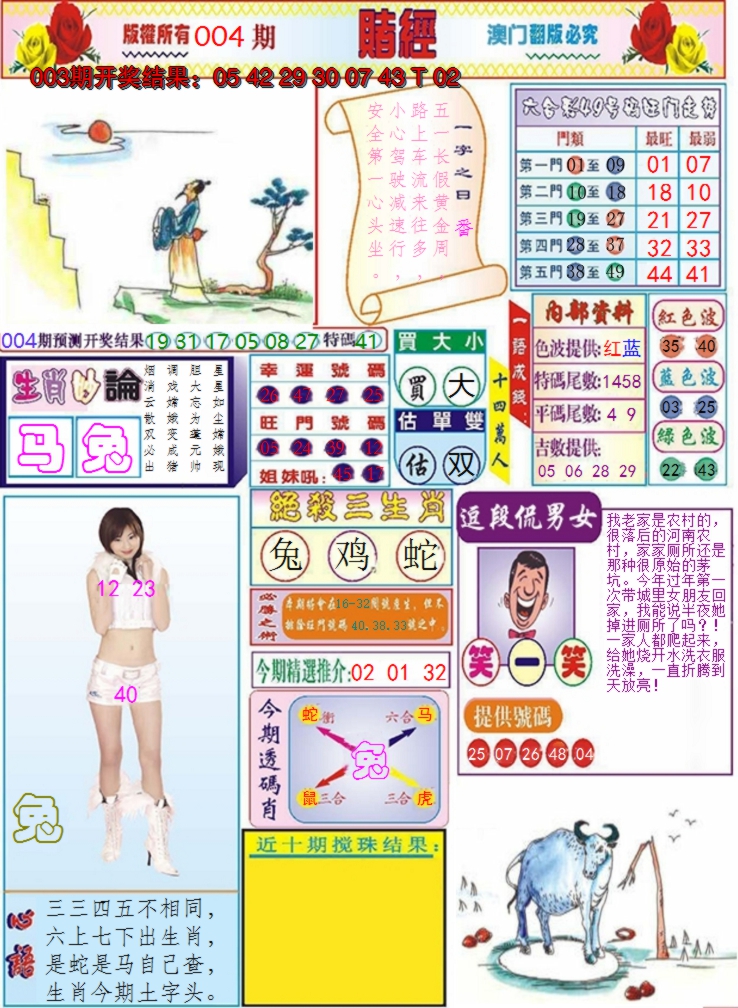 2025004期澳门赌经