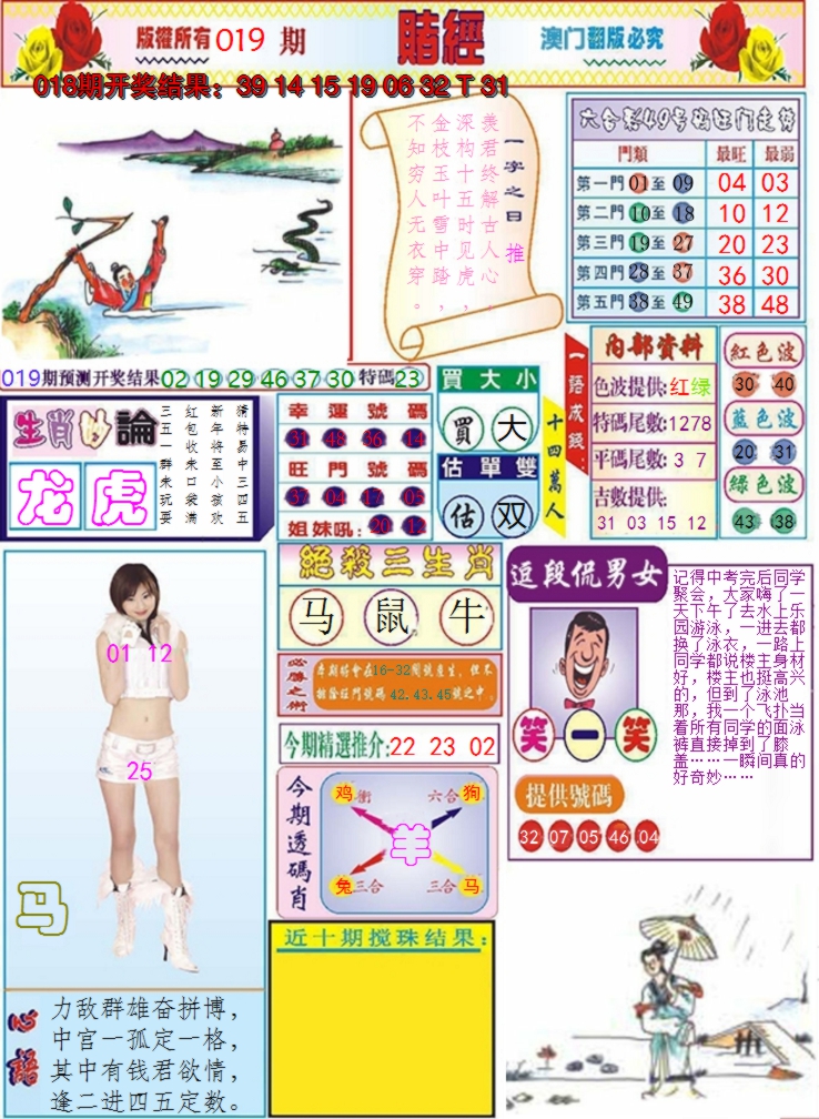 2025019期澳门赌经