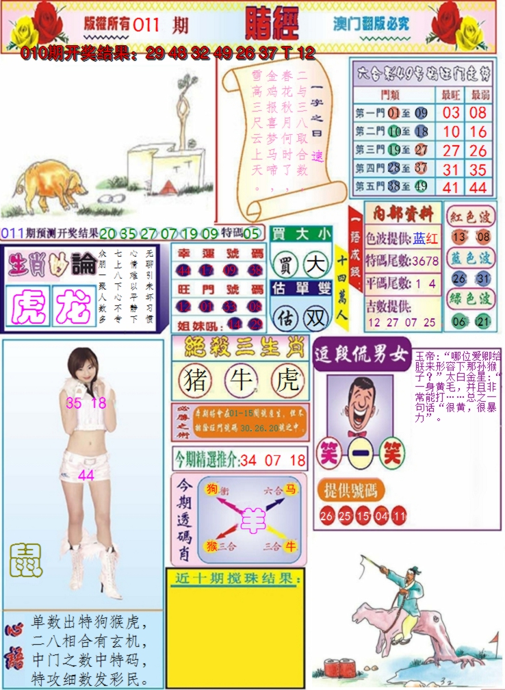 2025011期澳门赌经