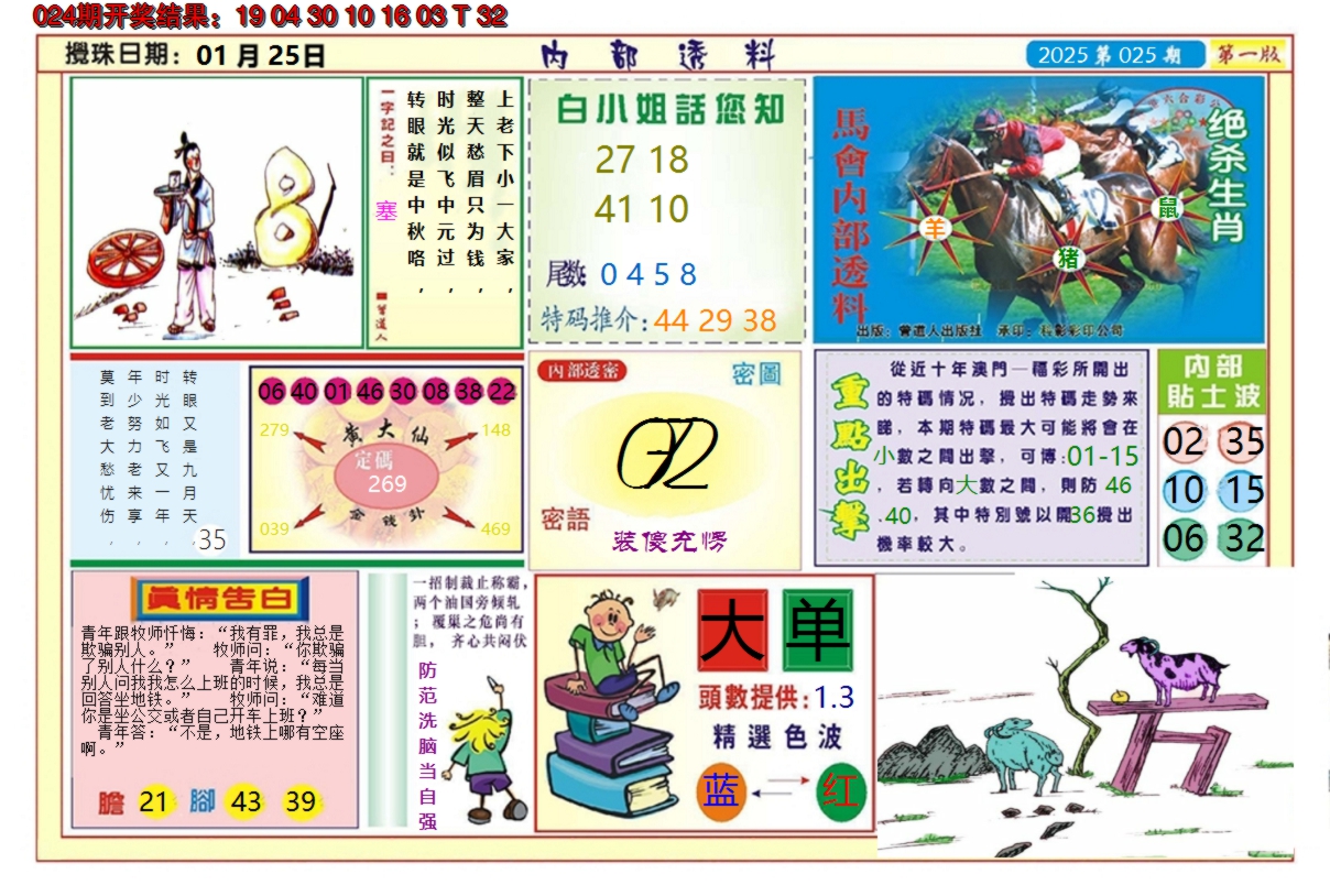 2025025期澳门内部透料A