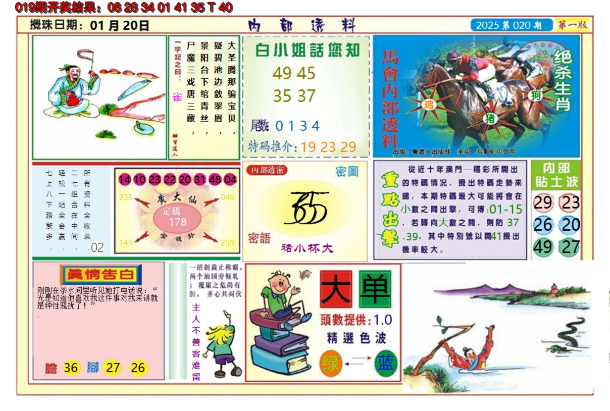2025020期澳门内部透料A