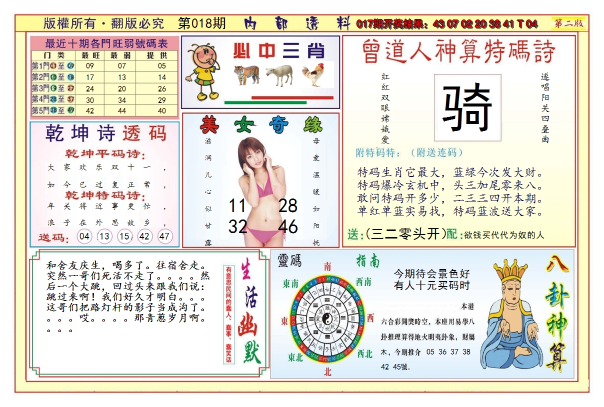 2025018期澳门内部透料B