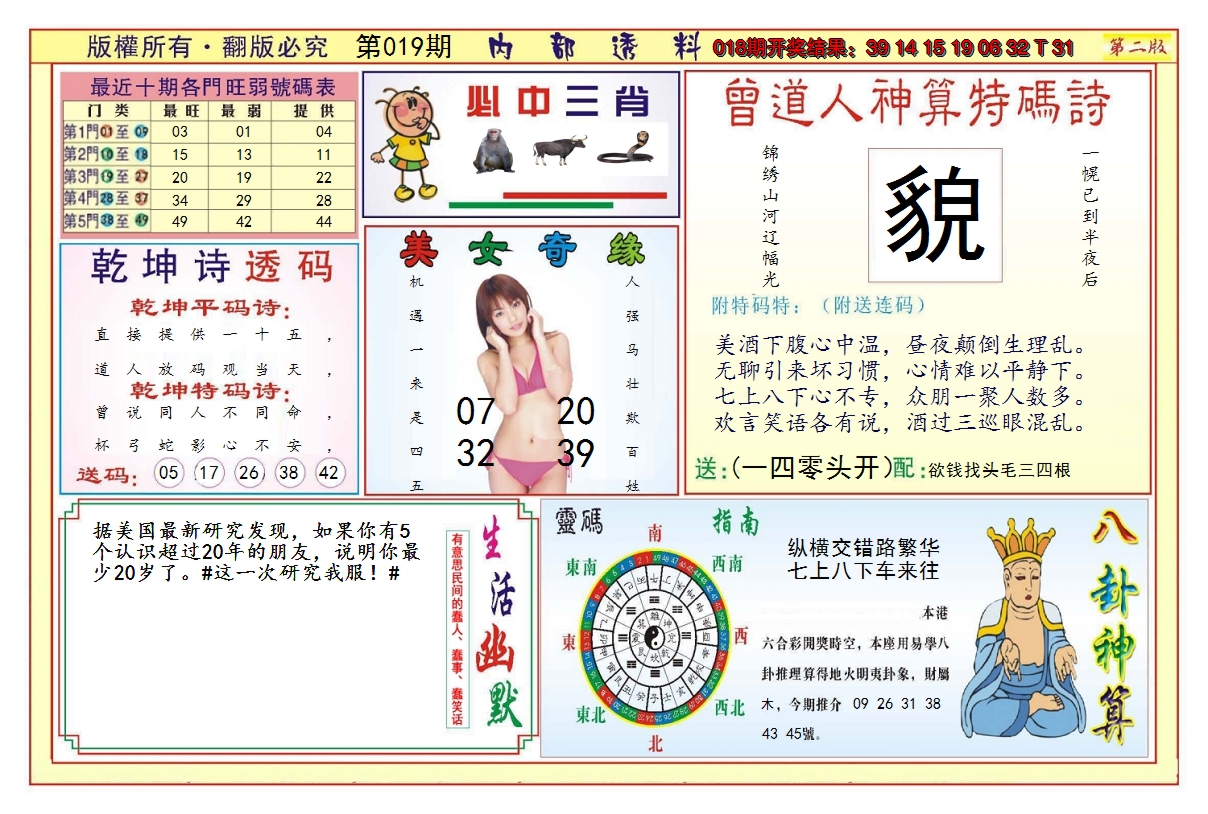 2025019期澳门内部透料B