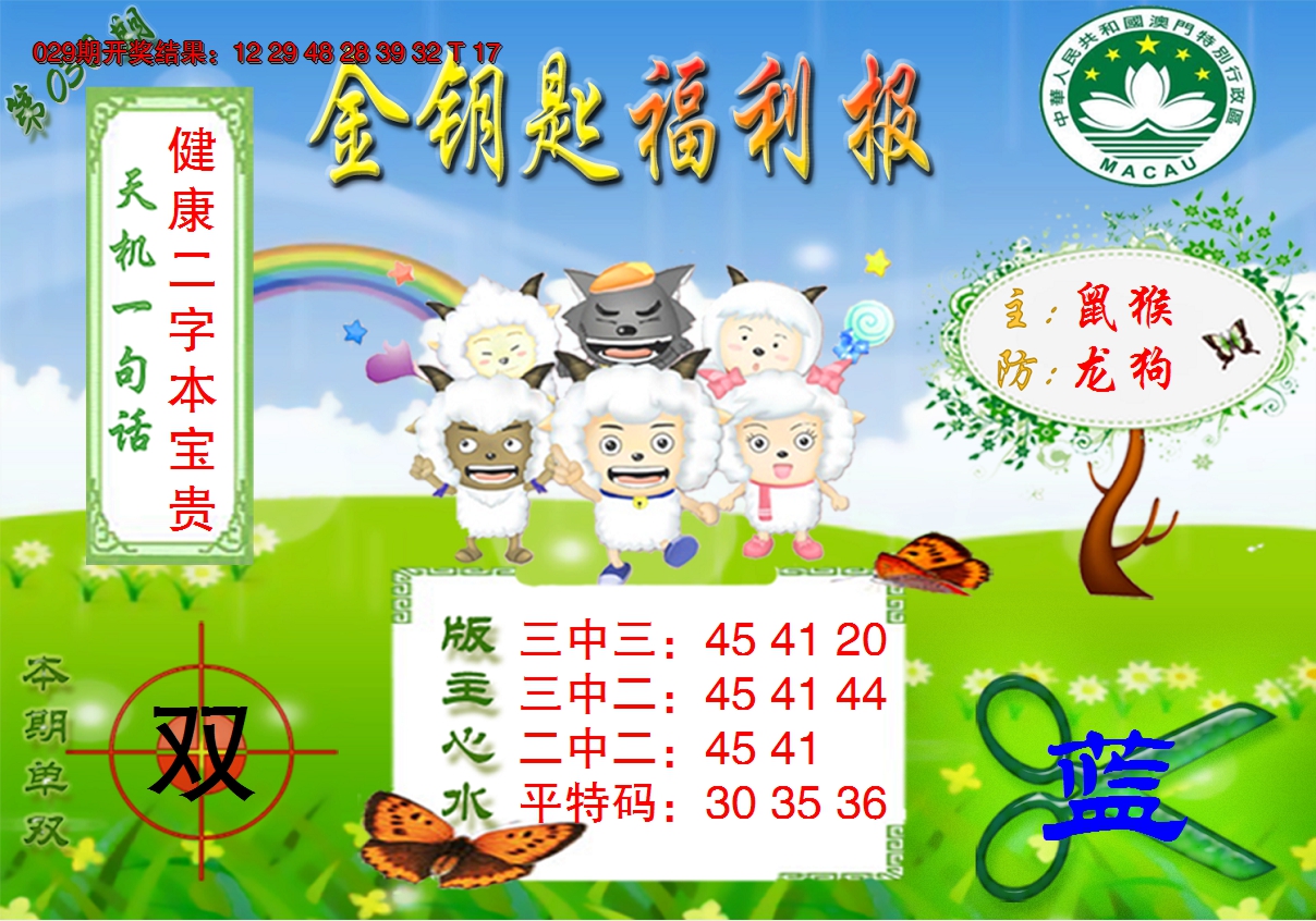 2025030期《金钥匙福利》
