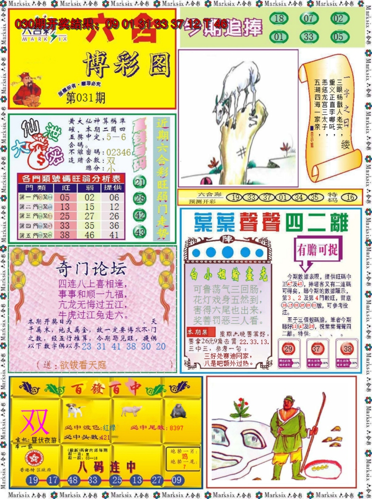 2025031期六合博彩图