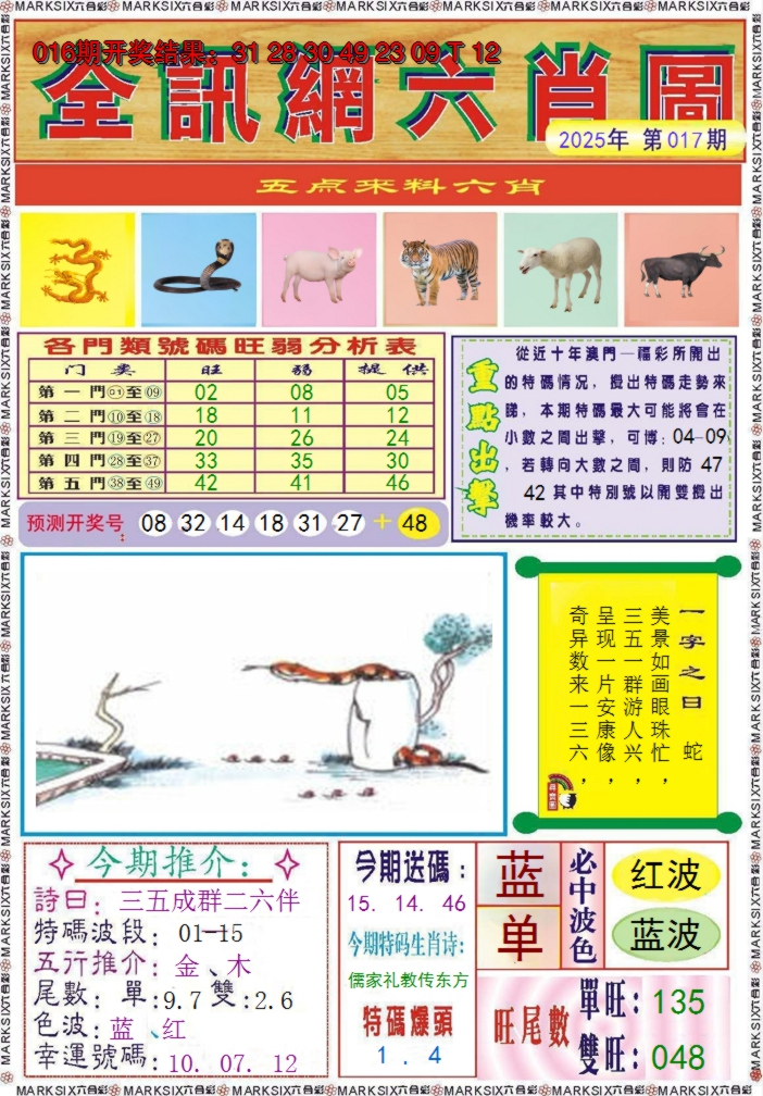 2025017期全讯网六肖图