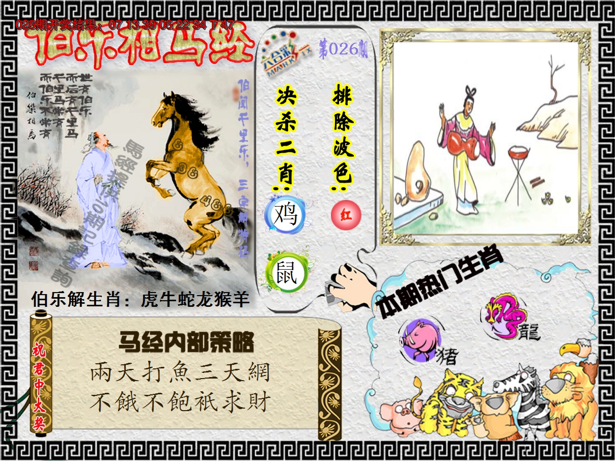 2025026期伯乐相马经