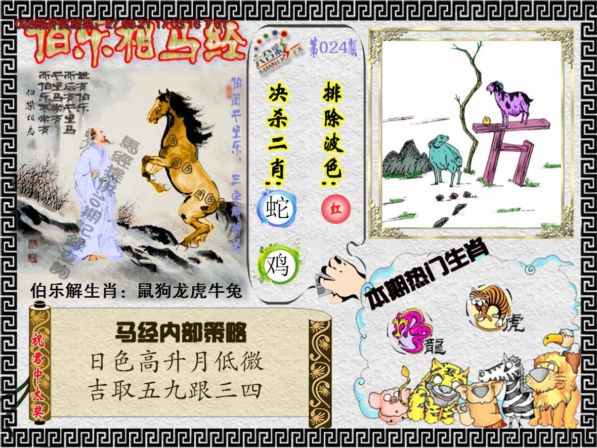 2025024期伯乐相马经