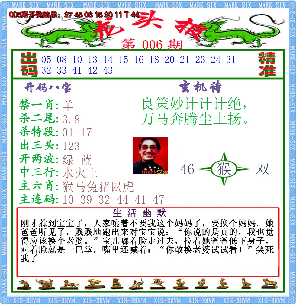 2025006期澳门龙头报