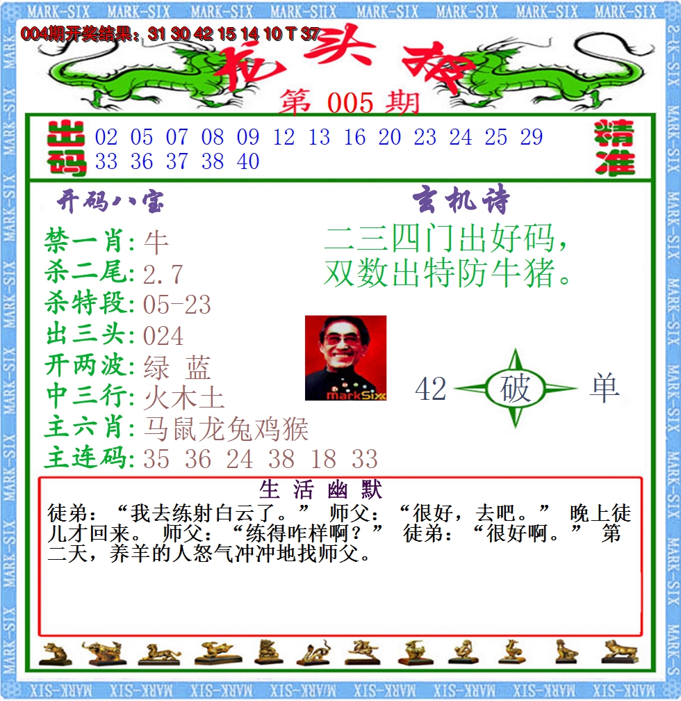 2025005期澳门龙头报
