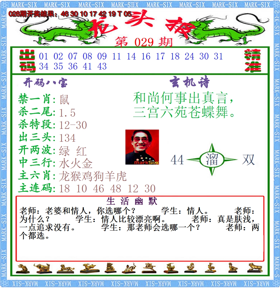 2025029期澳门龙头报