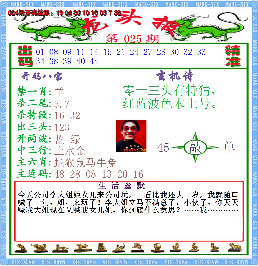 2025025期澳门龙头报