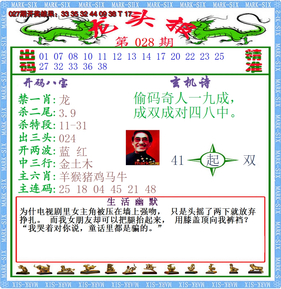 2025028期澳门龙头报