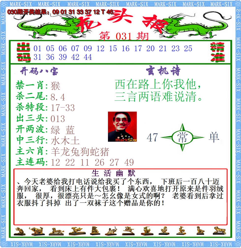 2025031期澳门龙头报