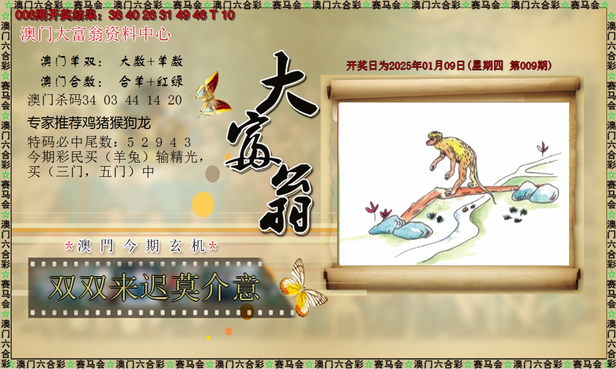 2025009期新大富翁
