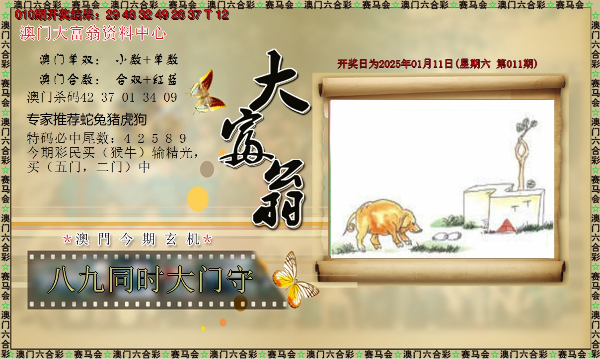 2025011期新大富翁