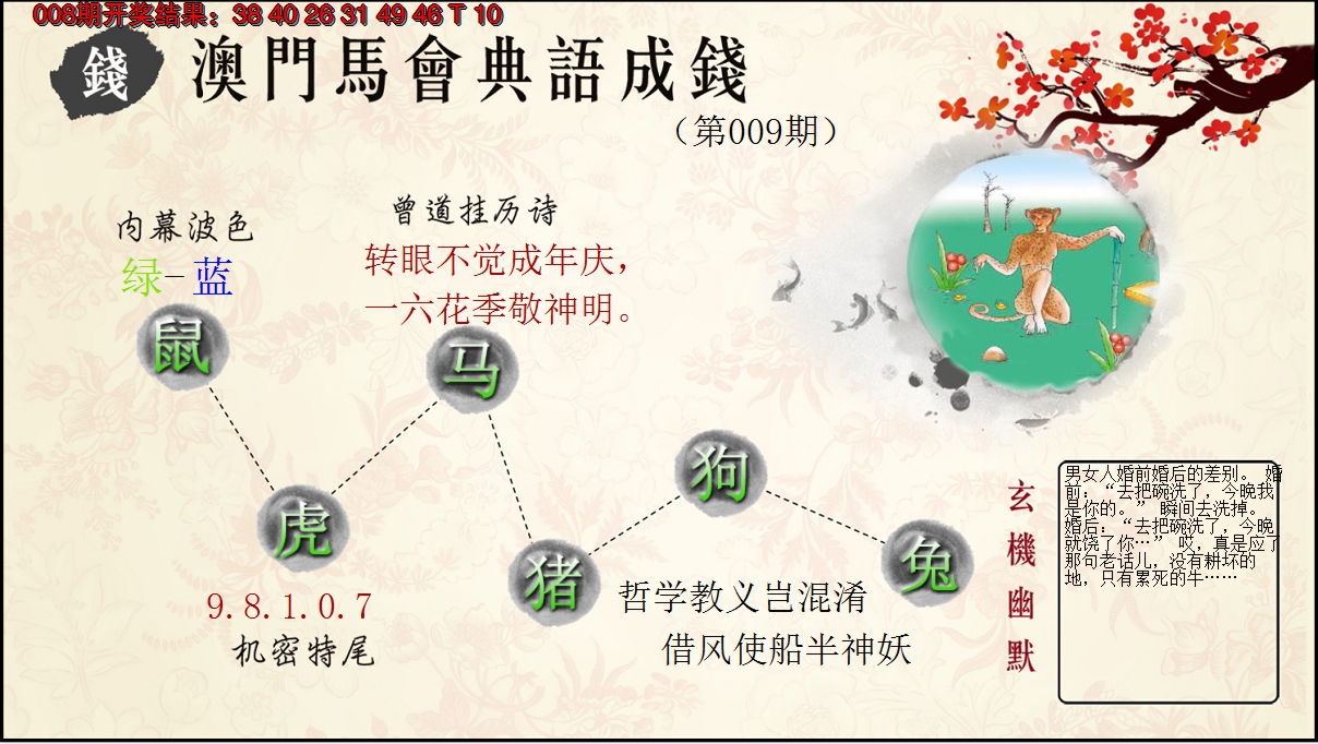 2025009期典语成钱