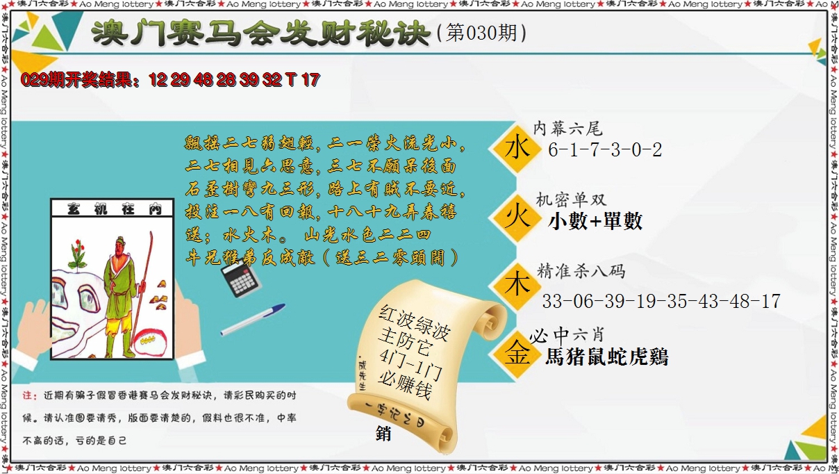 2025030期发财秘诀