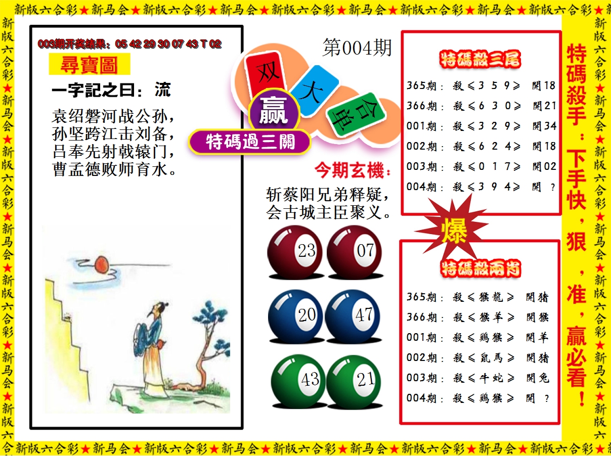 2025004期特码过三关