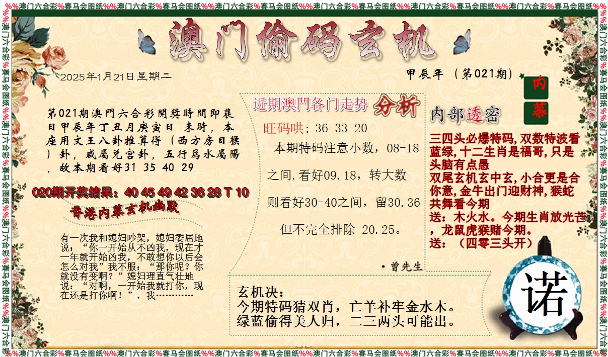 2025021期偷码玄机