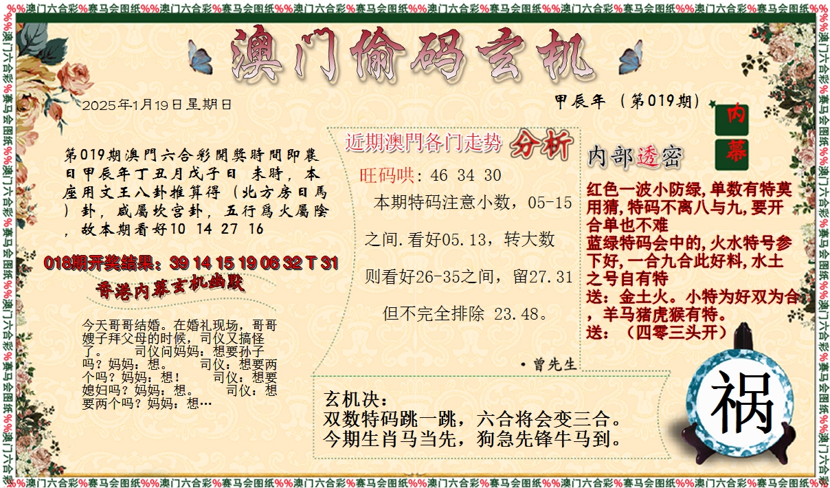 2025019期偷码玄机