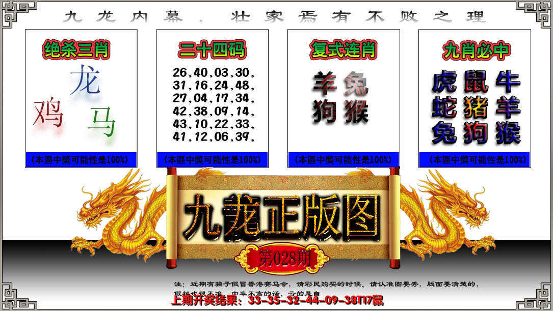 2025028期九龙正版图