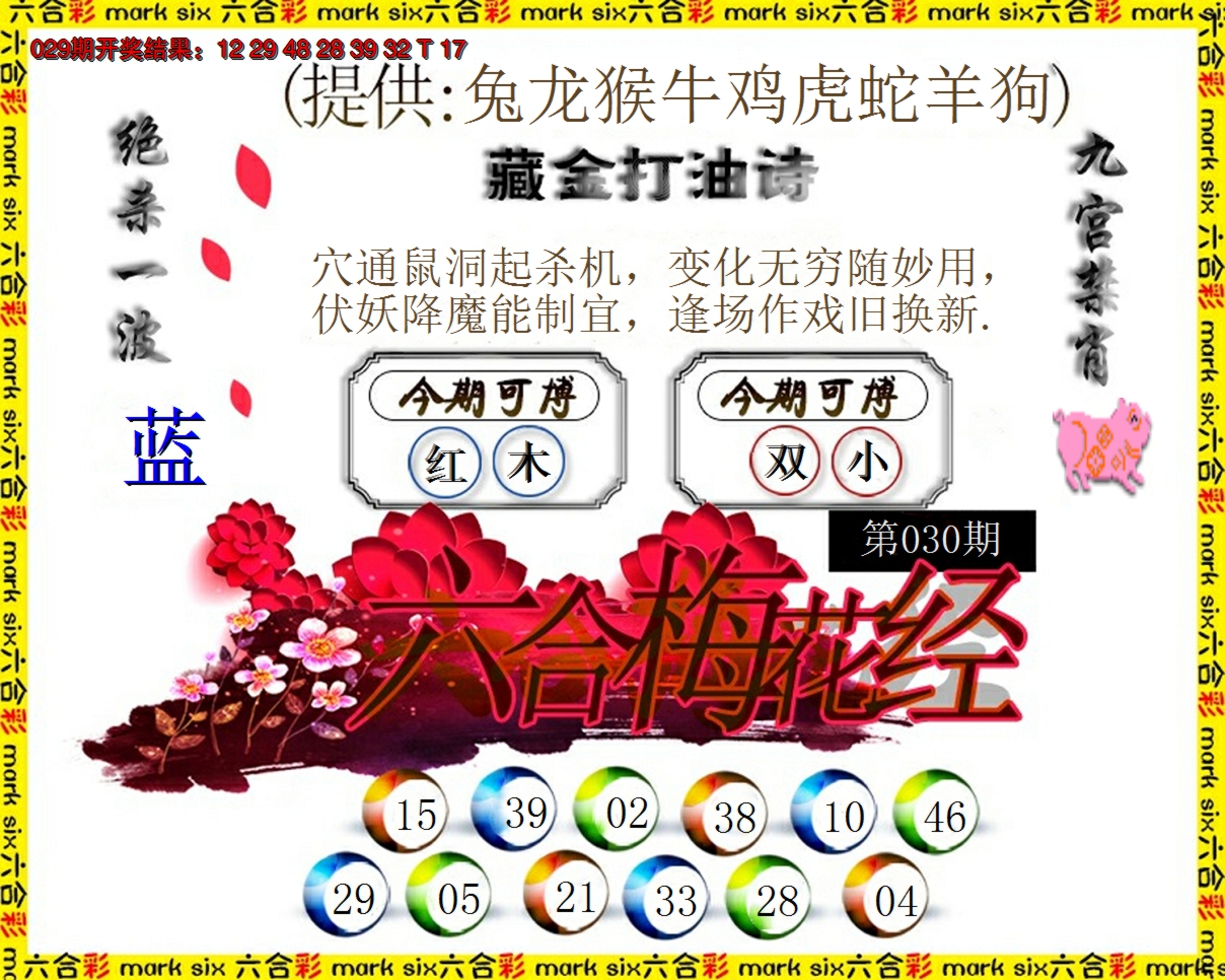 2025030期六合梅花经