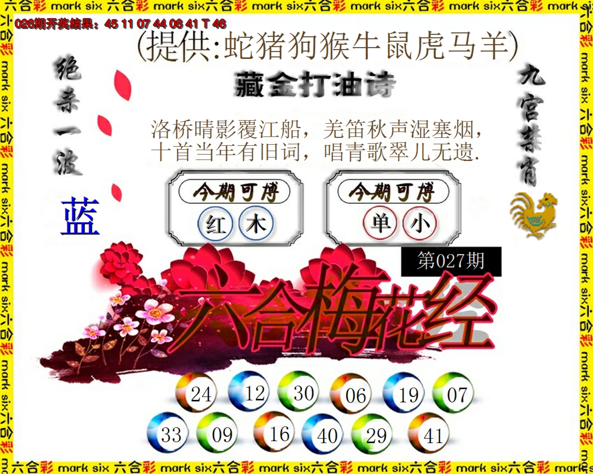 2025027期六合梅花经