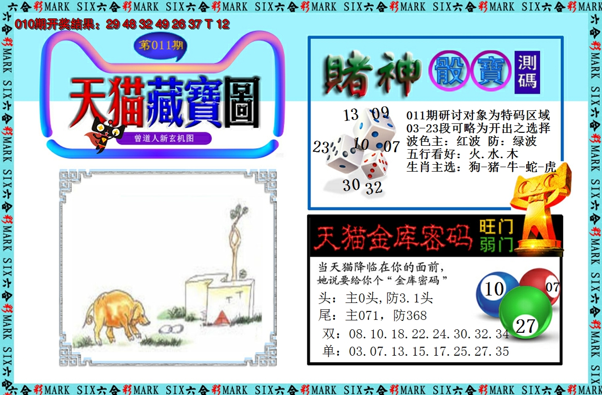 2025011期天猫藏宝图