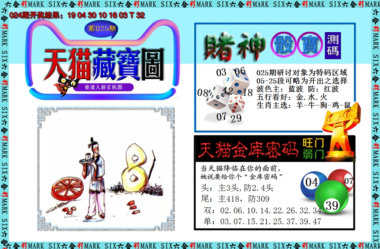 2025025期天猫藏宝图