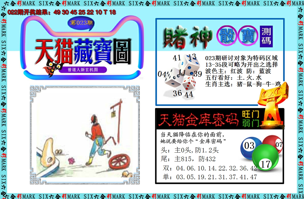 2025023期天猫藏宝图